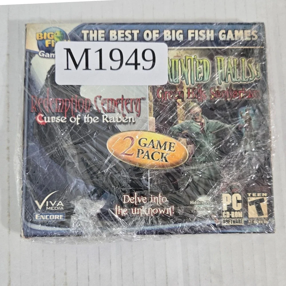 Redemption Cemetery Haunted Halls PC Game 2 Pack Curse of the Raven CD